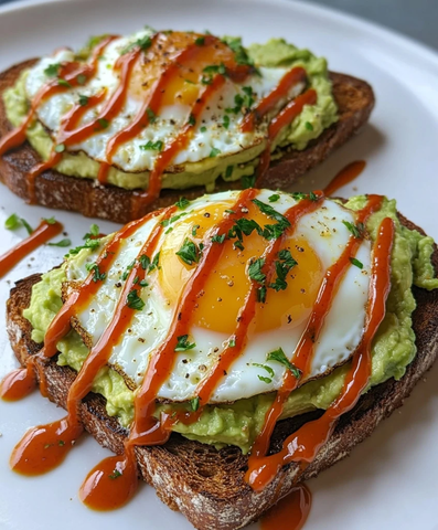 牛油果吐司配水煮蛋