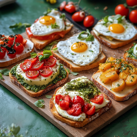 早午餐吐司拼盘