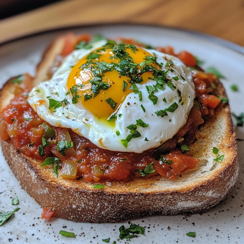 番茄辣椒酱吐司配水煮蛋