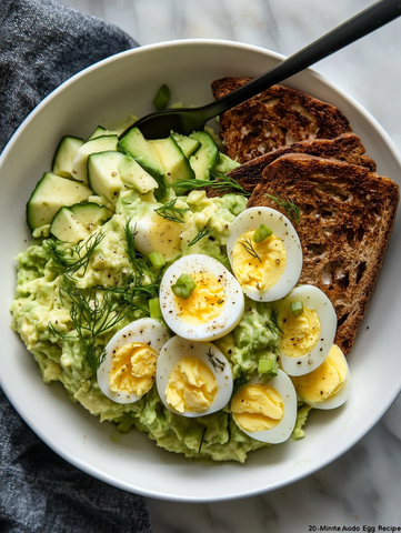 牛油果鸡蛋沙拉碗