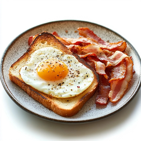 早餐吐司鸡蛋培根