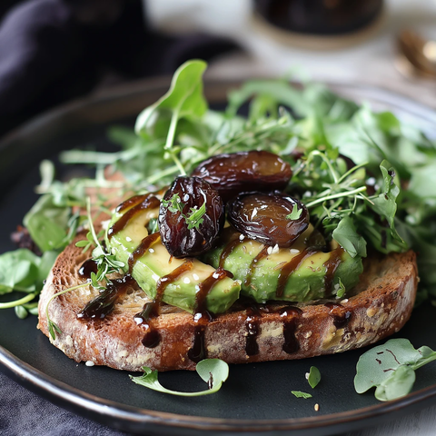 香草蒜香酸面包牛油果吐司