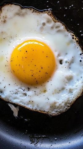 煎蛋平底锅融化的黄油