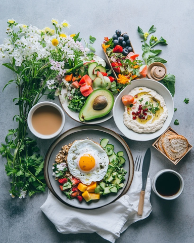 健康早午餐盘组合