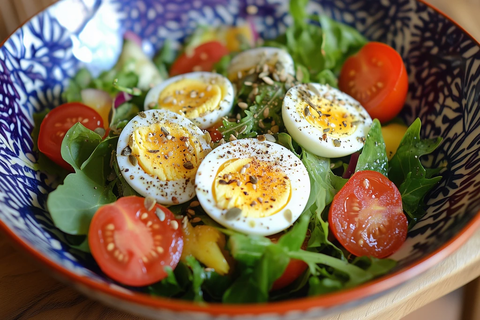 鸡蛋沙拉绿叶番茄种子