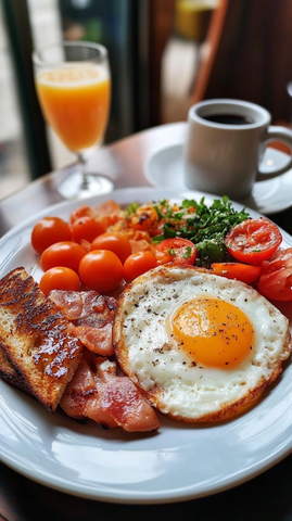 法式早餐面包水果搭配