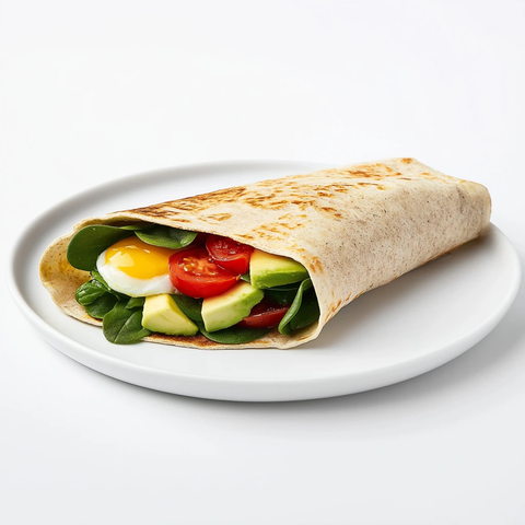 全麦拉瓦什蛋蔬卷