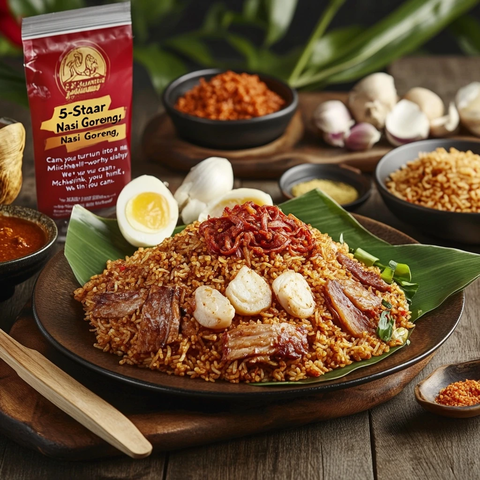 豪华食材升级传统印尼炒饭