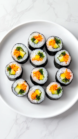 蔬菜金枪鱼紫菜卷