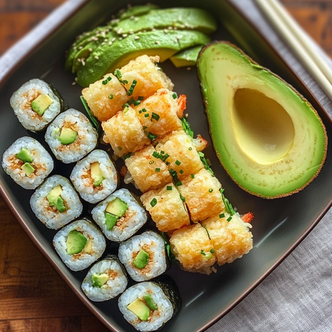 虾仁天妇罗寿司午餐