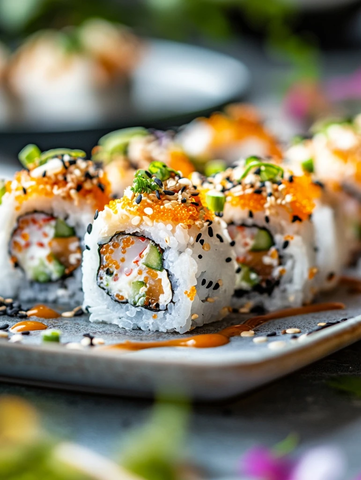 寿司拉面炒面包子