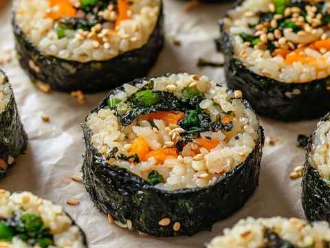 海苔米粒辅食阳光下闪耀