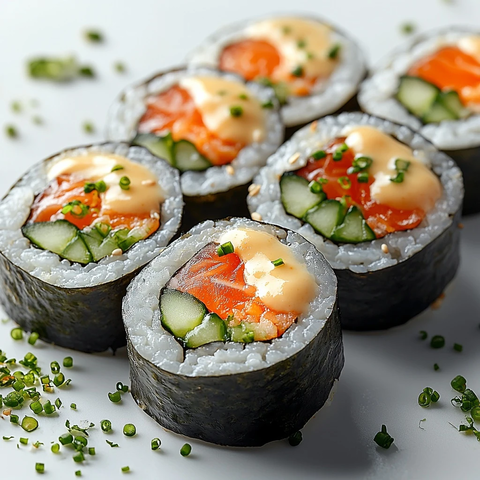 飞舞的紫菜包饭与蛋黄酱