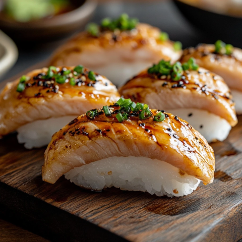 烤金枪鱼寿司卷