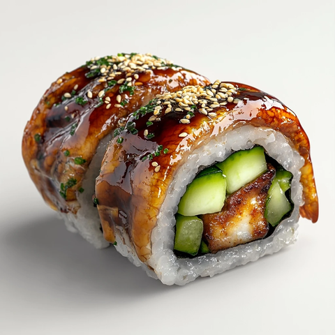 烤鳗鱼牛油果寿司卷