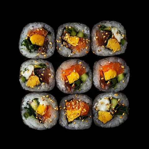 韩式紫菜包饭专业摄影