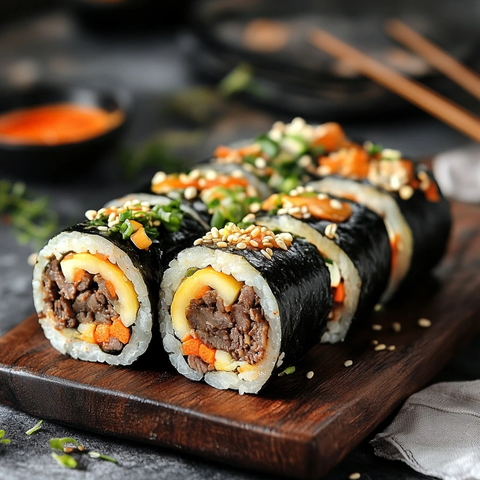 韩式三明治金枪鱼芝士卷