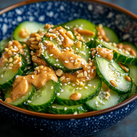 花生酱黄瓜沙拉