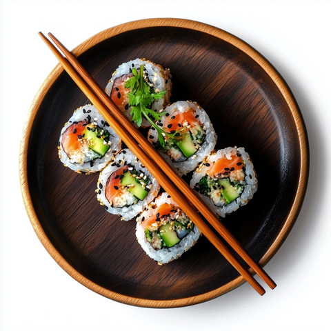 中式筷子摆放木板