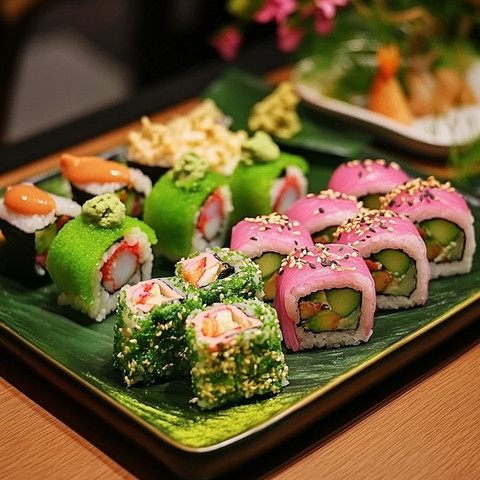 绿粉寿司装饰电影魔法坏女巫灵感