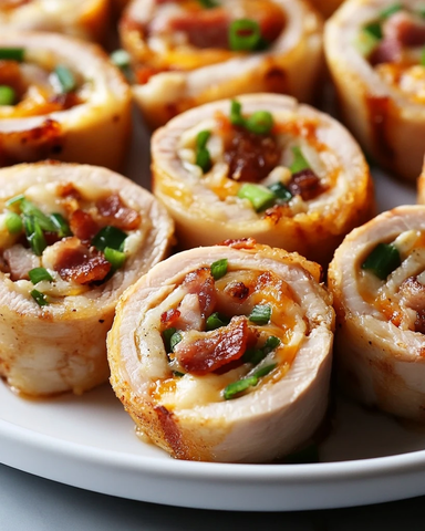 猪肉卷奶酪培根葱圈