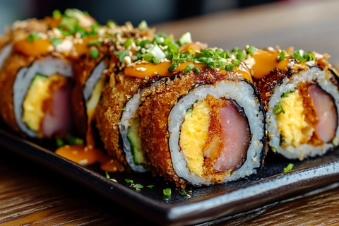 韩式炸猪排紫菜包饭