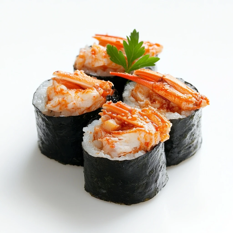 辣椒螃蟹寿司卷