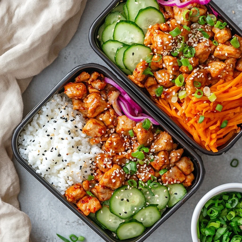 韩式鸡肉便当碗