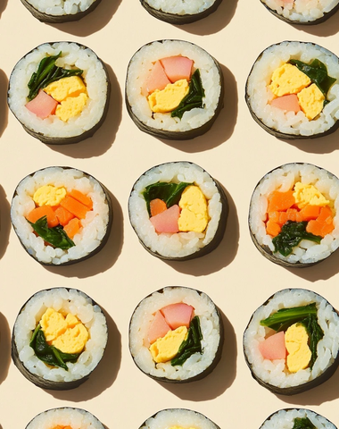 黄萝卜鸡蛋卷排列设计