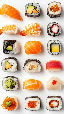 寿司电影风格海报