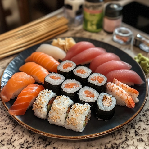 家常寿司盘与制作工具