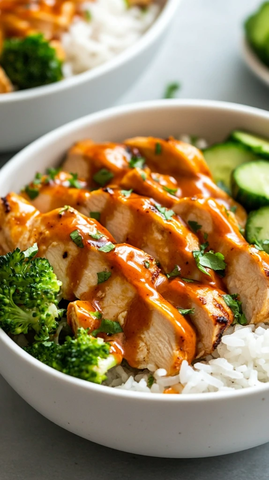 鸡胸肉米饭蔬菜组合碗