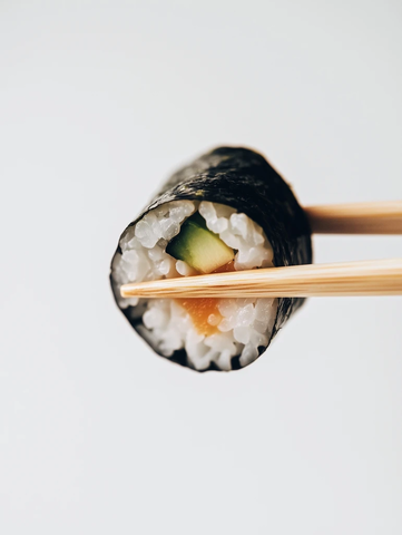 寿司海苔与筷子