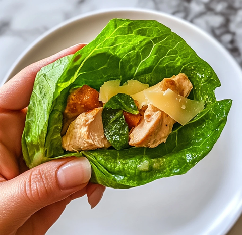 鸡肉芝士生菜卷