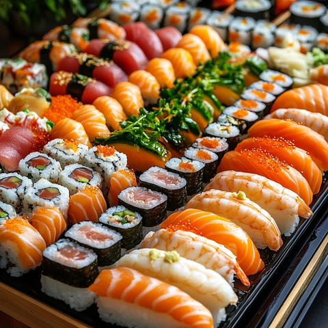 寿司卷派对菜单设计