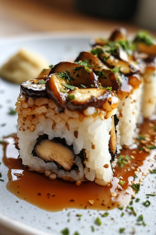 野生蘑菇奶油烩饭