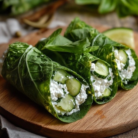 生菜卷奶酪黄瓜卷