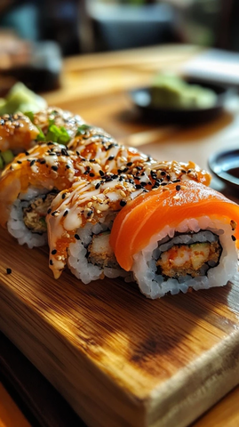 寿司万圣节装饰展示