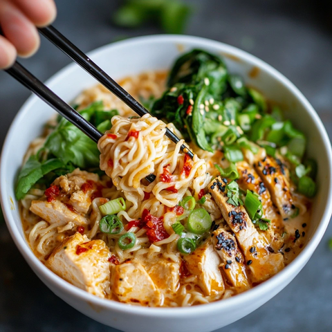 辣鸡拉面配奶油酱