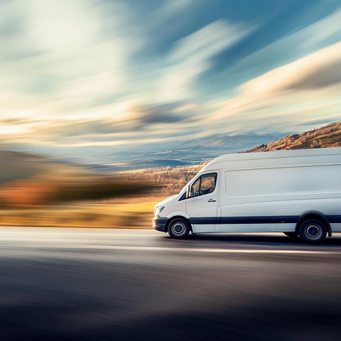 长途运输车与半挂卡车