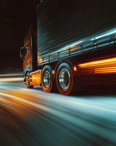 卡车轮胎清晰侧影