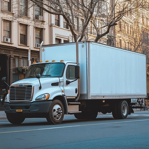 卡车车门广告磁贴设计