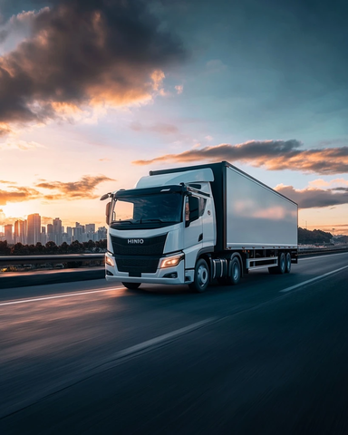 白车身卡车公路运输