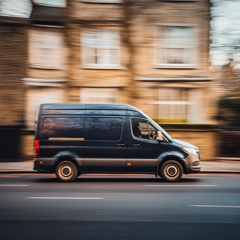 搬家货车到达新家