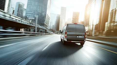 福特城市道路后视图