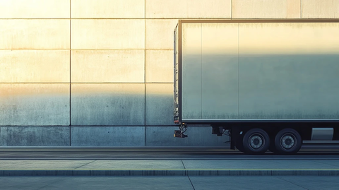 卡车侧面简洁设计图案