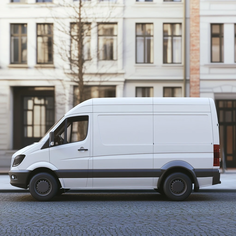 白色货车型新模型