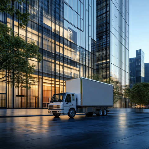 科技车送网络到办公楼