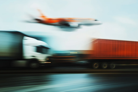 列车卡车飞机货轮运输