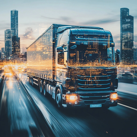 卡车城市物流运输